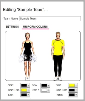 Customize Your Cheer Teams Uniform